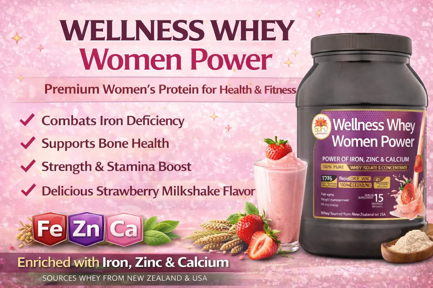WELLNESS WHEY WOMEN POWER PROTEIN
