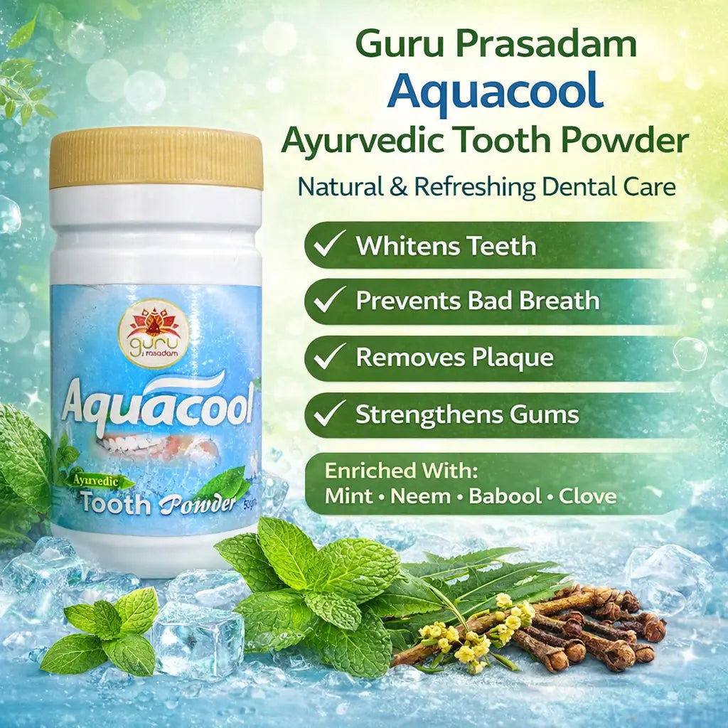 AQUACOOL TOOTH POWDER