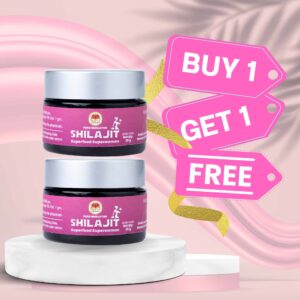 Buy 1, Get 1 Free: Guruprasadam Shilajit Superwoman